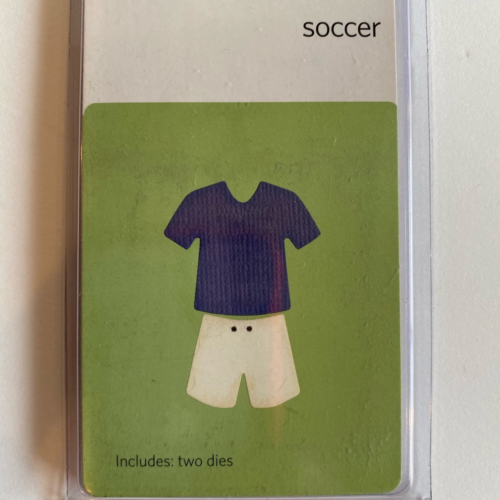 UNAVAILABLE - QuicKutz - 2 metal dies, soccer themed